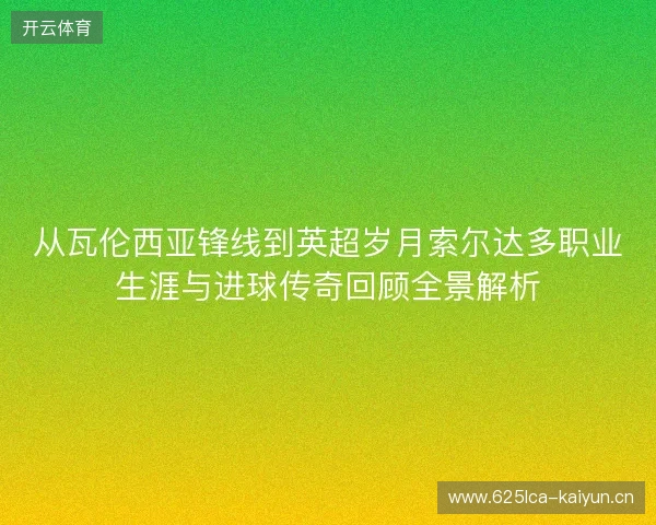 从瓦伦西亚锋线到英超岁月索尔达多职业生涯与进球传奇回顾全景解析
