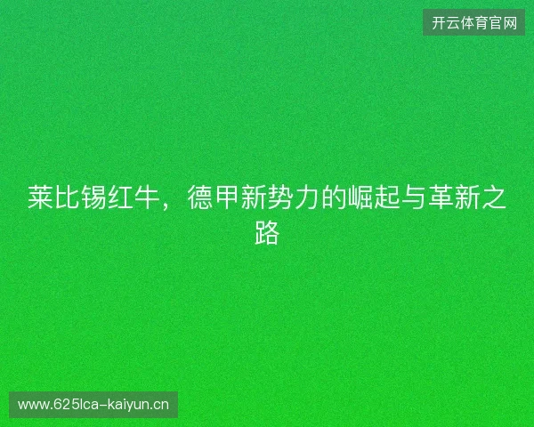 莱比锡红牛，德甲新势力的崛起与革新之路